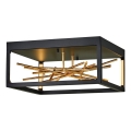 Quintiesse - Lámpara de techo LED STYX LED/8W/230V negro/dorado