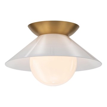 Quintiesse - Lámpara de techo SAUCER 1xE27/40W/230V Ø 36,6 cm dorada