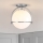 Quintiesse - Lámpara de techo SOMERSET 1xE27/60W/230V Ø 28,2 cm cromo mate