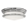Quintiesse - Luminaria de techo exterior HADRIAN 2xE27/40W/230V diámetro 27,8 cm IP44 cromo brillante