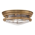 Quintiesse - Luminaria de techo para exterior HADRIAN 2xE27/40W/230V Ø 30,5 cm IP44 bronce