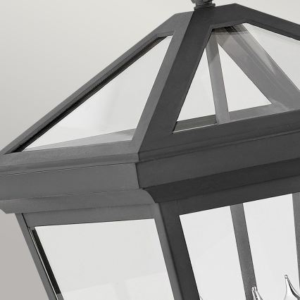 Quintiesse - Lámpara de pared exterior ALFORD L 3xE14/40W/230V IP44 negra