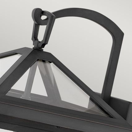 Quintiesse - Lámpara de pared exterior ALFORD M 2xE14/40W/230V IP44 negra