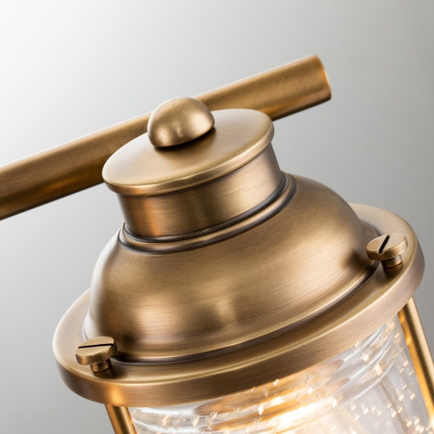 Quintiesse - Aplique de pared exterior ASHLAND BAY 3xE27/60W/230V IP44 acabado bronce