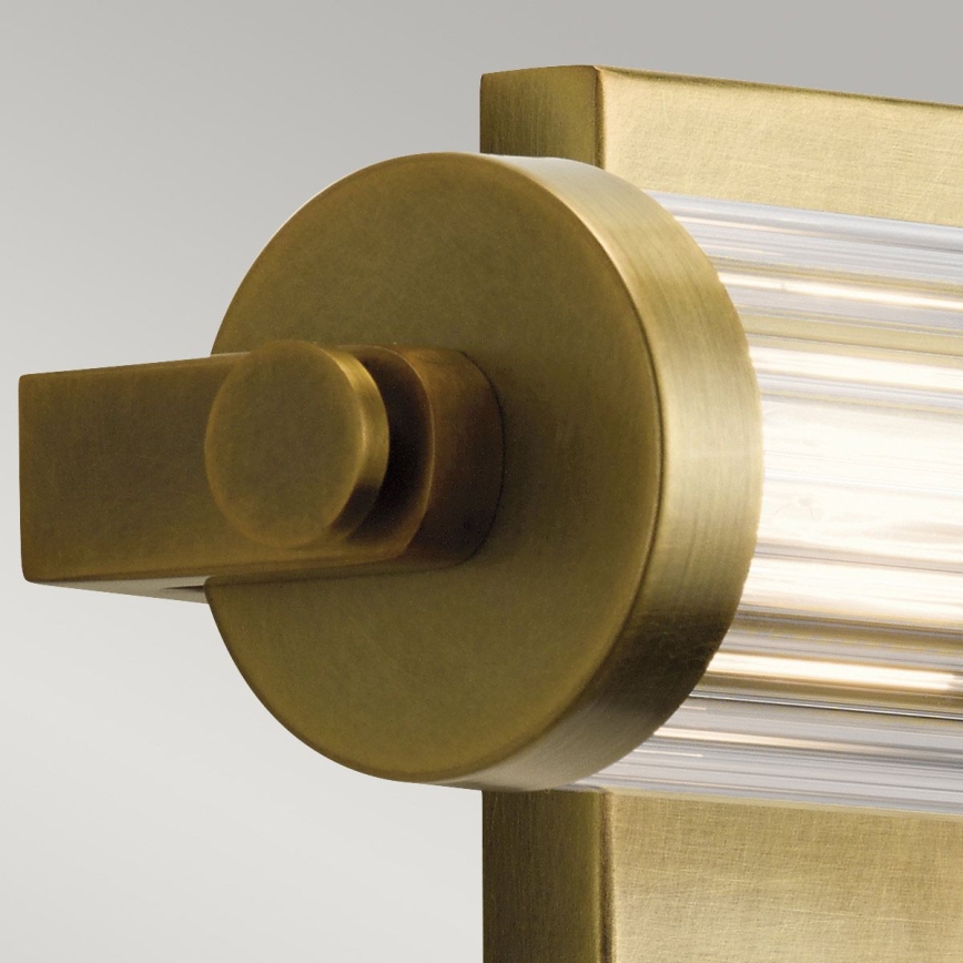 Quintiesse - Aplique de pared para baño AZORES 2xE14/40W/230V IP44 dorado