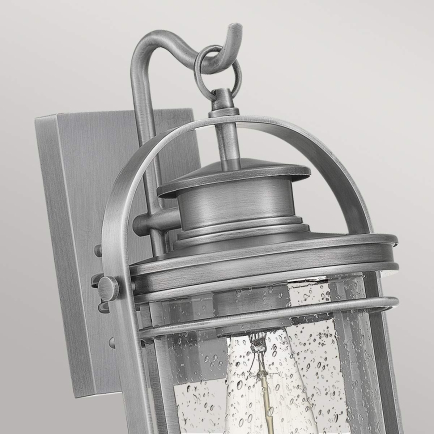 Quintiesse - Aplique de pared para exterior BOOKER M 1xE27/60W/230V IP44 cromo mate
