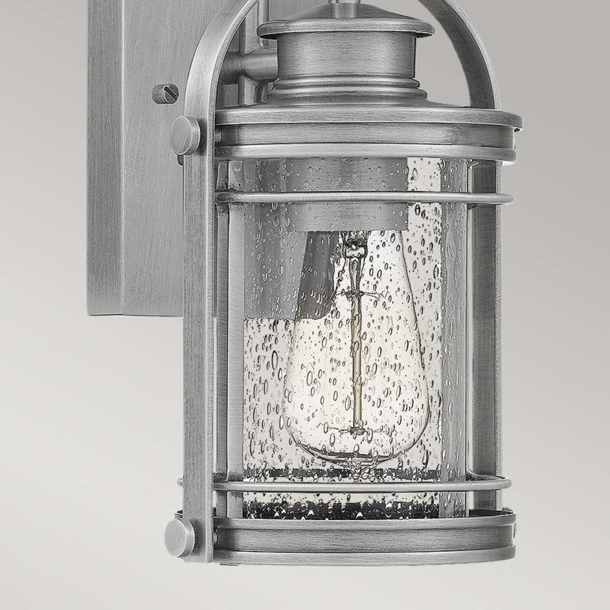 Quintiesse - Aplique de pared para exteriores BOOKER S 1xE27/60W/230V IP44 cromo mate
