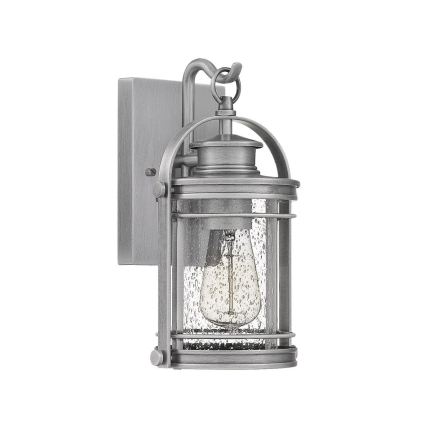 Quintiesse - Aplique de pared para exteriores BOOKER S 1xE27/60W/230V IP44 cromo mate