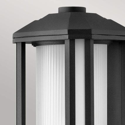 Quintiesse - Aplique de pared exterior CASTELLE M 1xE27/60W/230V IP44 negra