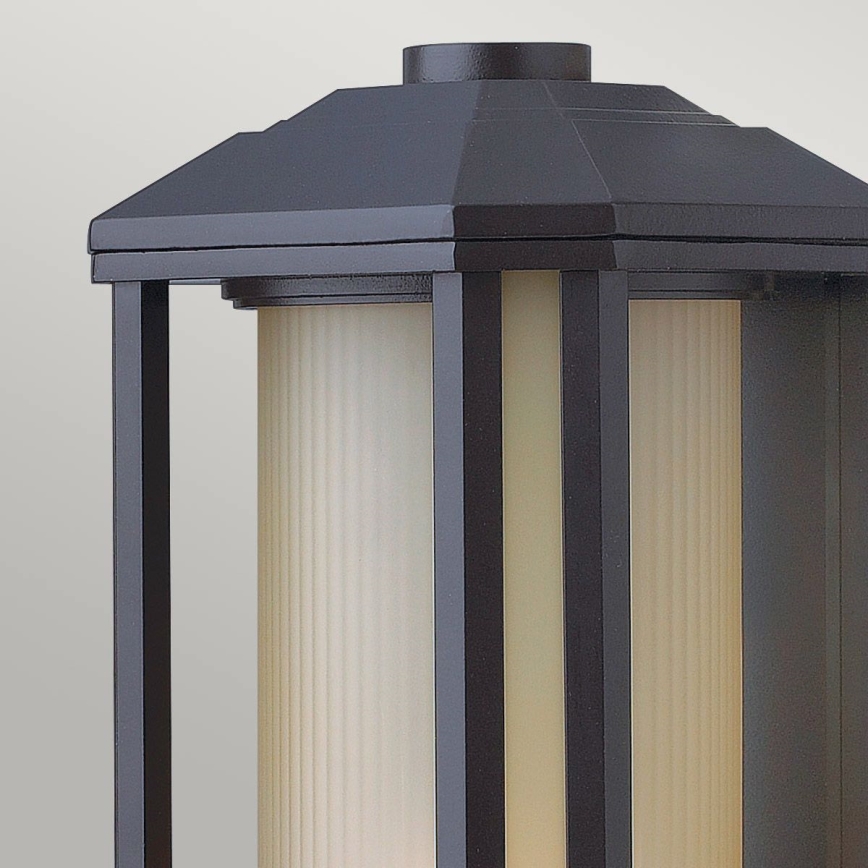 Quintiesse - Aplique de pared exterior CASTELLE M 1xE27/60W/230V IP44 negro