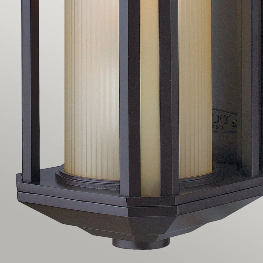 Quintiesse - Aplique de pared exterior CASTELLE M 1xE27/60W/230V IP44 negro