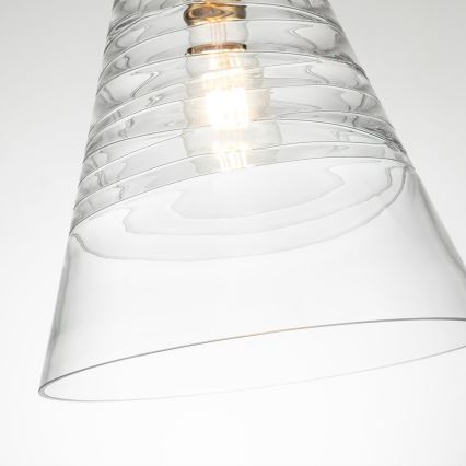 Quintiesse - Lámpara colgante con cadena ELMORE 1xE27/60W/230V, dorada
