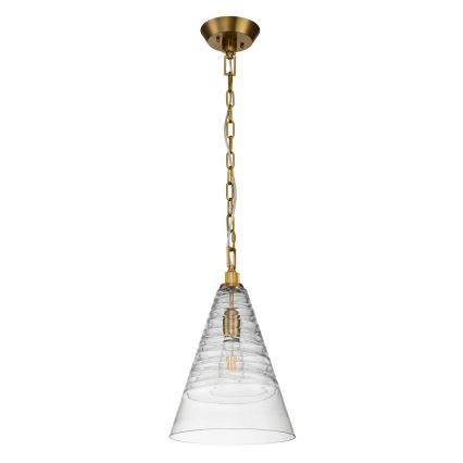 Quintiesse - Lámpara colgante con cadena ELMORE 1xE27/60W/230V, dorada