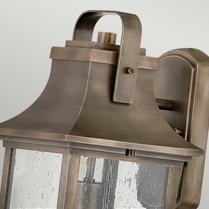 Quintiesse - Aplique de pared exterior GRANT M 1xE27/60W/230V IP44 bronce