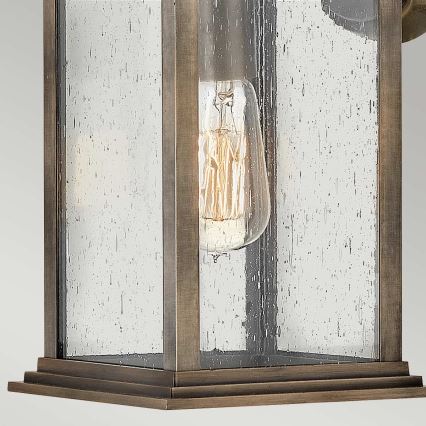 Quintiesse - Aplique de pared exterior GRANT M 1xE27/60W/230V IP44 bronce