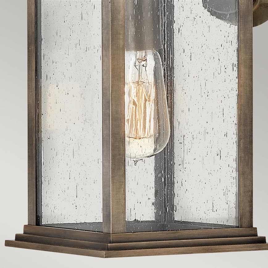 Quintiesse - Aplique de pared exterior GRANT M 1xE27/60W/230V IP44 bronce