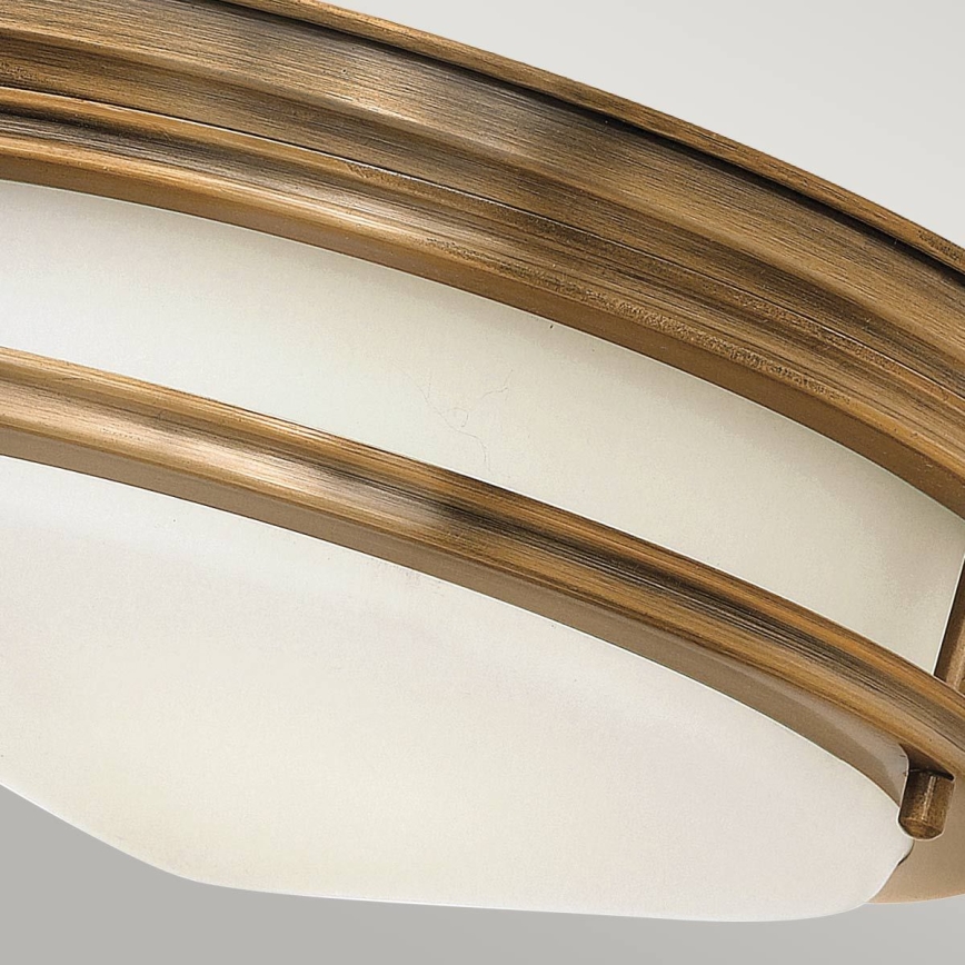 Quintiesse - Luminaria de techo para exterior HADRIAN 2xE27/40W/230V Ø 30,5 cm IP44 acabado bronce