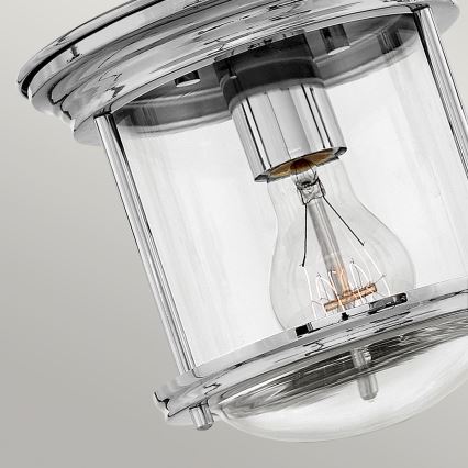 Quintiesse - Luminaria de techo para exterior HADRIAN 1xE27/60W/230V Ø 16,8 cm IP44