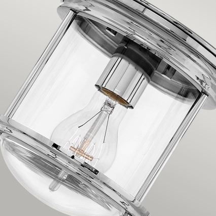 Quintiesse - Luminaria de techo para exterior HADRIAN 1xE27/60W/230V Ø 16,8 cm IP44