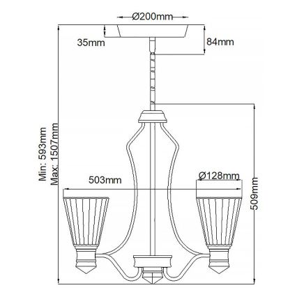 Quintiesse - Lámpara LED para baño sobre varilla KAYVA LED/24W/230V IP44 cromo brillante