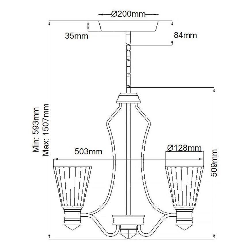 Quintiesse - Lámpara LED para baño sobre varilla KAYVA LED/24W/230V IP44 cromo brillante