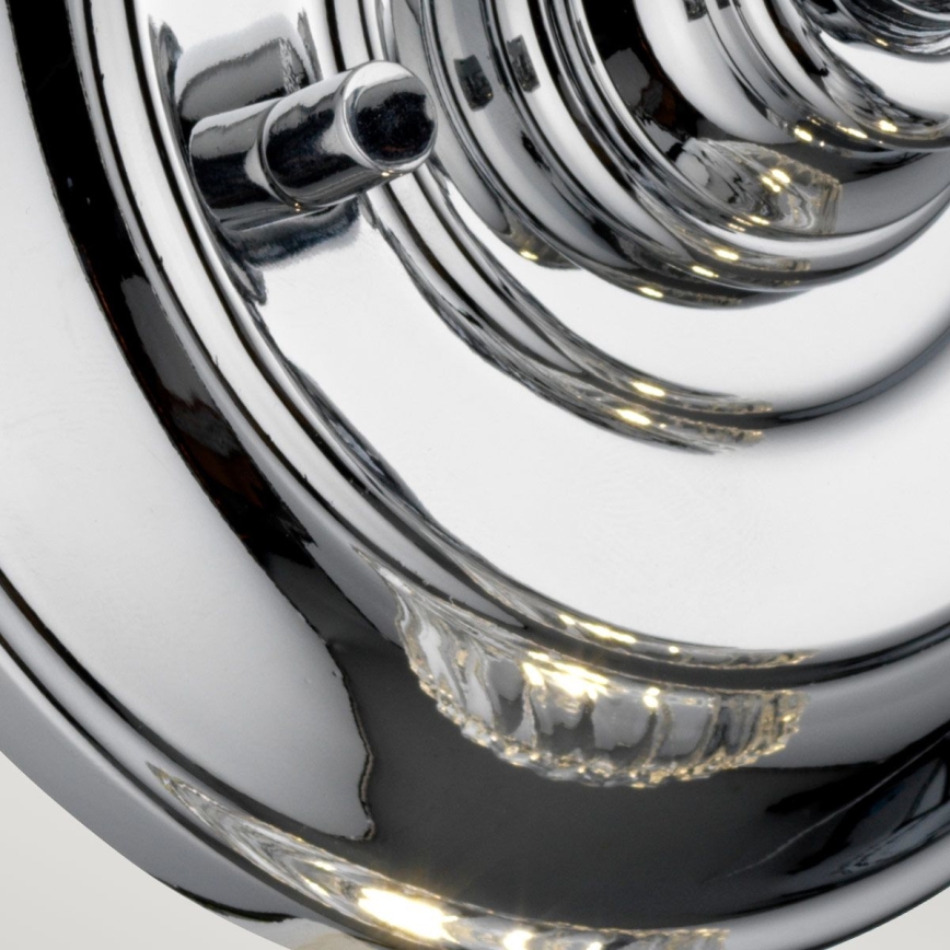 Quintiesse - Aplique de pared LED para baño KEYNES 1xG9/3W/230V IP44 cromado brillante
