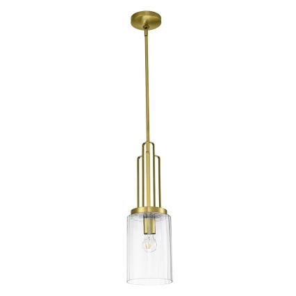 Quintiesse - Lámpara colgante con varilla KIMROSE 1xE27/60W/230V Ø 17,8 cm dorado