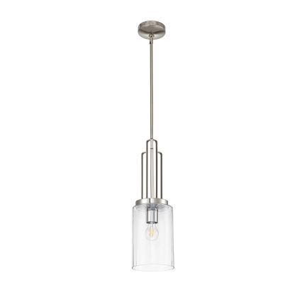 Quintiesse - Lámpara de techo con varilla KIMROSE 1xE27/60W/230V Ø 17,8 cm cromo brillante