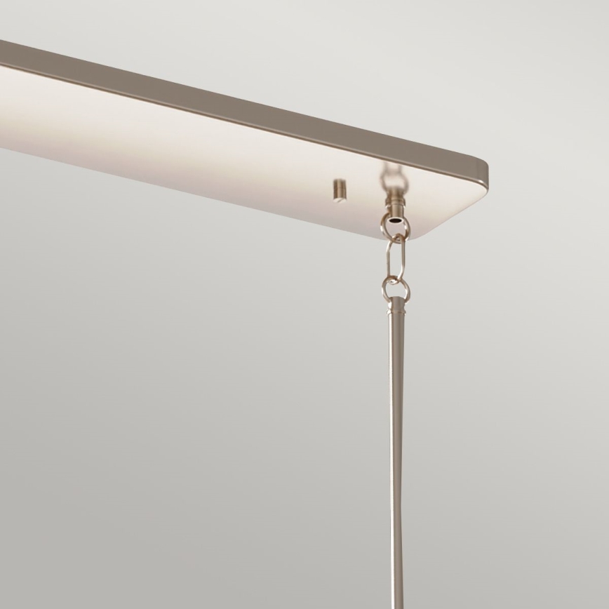 Quintiesse - Lámpara de techo con varilla KIMROSE 10xE14/40W/230V cromo mate
