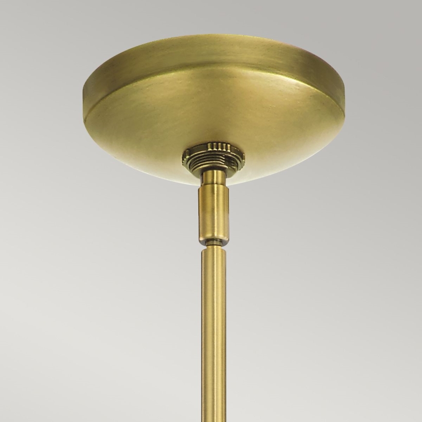 Quintiesse - Lámpara colgante con varilla KIMROSE 6xE14/40W/230V Ø 68,6 cm dorada
