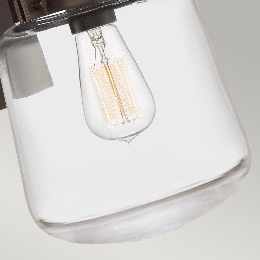Quintiesse - Lámpara de pared exterior LASALLE M 1xE27/60W/230V IP44 bronce