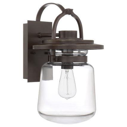 Quintiesse - Lámpara de pared exterior LASALLE M 1xE27/60W/230V IP44 bronce