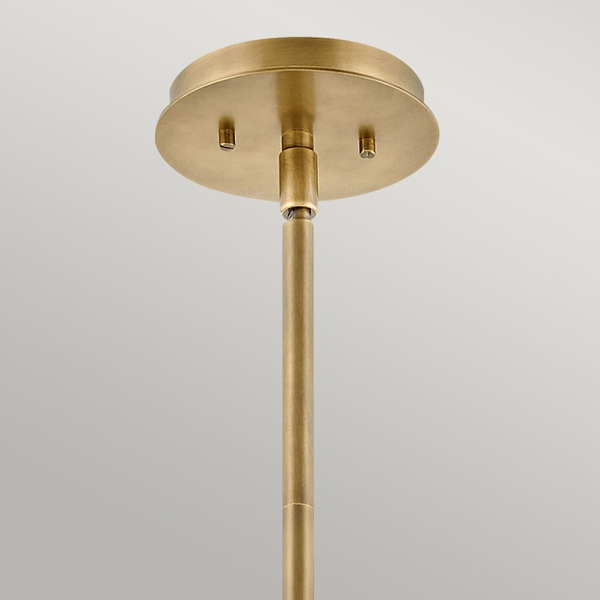 Quintiesse - Lámpara de techo con varilla LOTUS 1xE27/60W/230V Ø 40,7 cm dorada