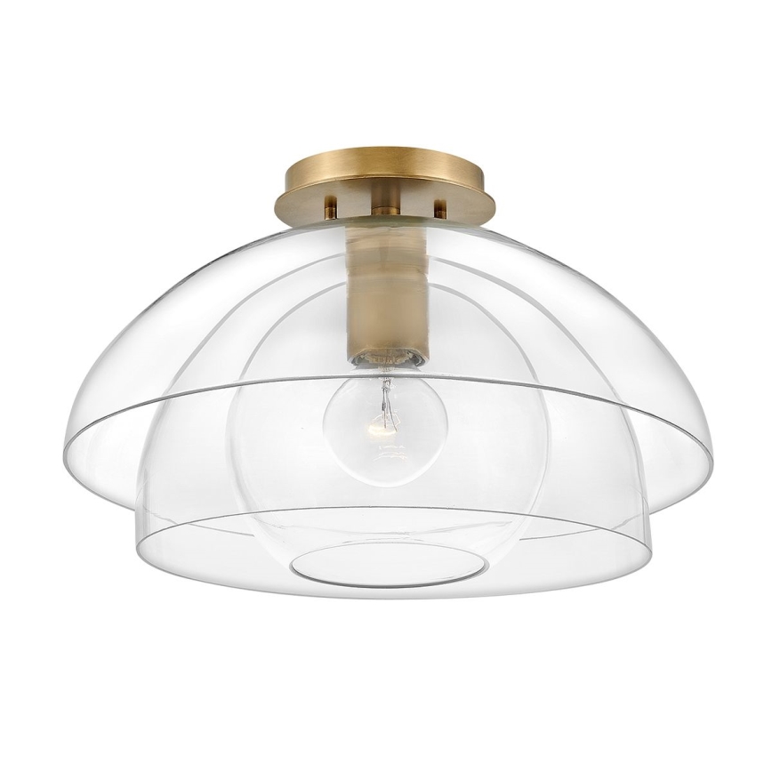 Quintiesse - Lámpara de techo con varilla LOTUS 1xE27/60W/230V Ø 40,7 cm dorada