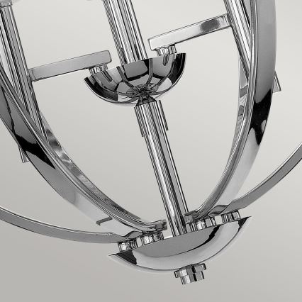 Quintiesse - Lámpara LED colgante con cable MONDO 3xG9/3W/230V Ø 45,7 cm cromo brillante