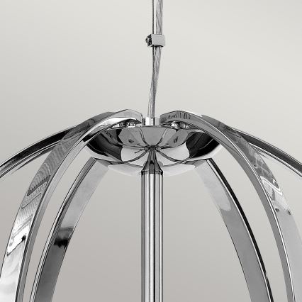 Quintiesse - Lámpara LED colgante con cable MONDO 3xG9/3W/230V Ø 45,7 cm cromo brillante