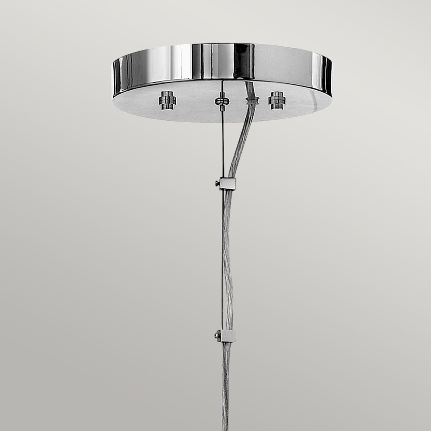 Quintiesse - Lámpara colgante LED suspendida por cable MONDO 8xG9/3W/230V diámetro 71,3 cm cromo brillante