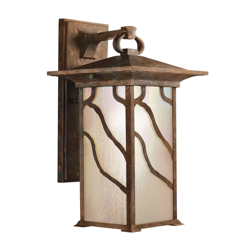 Quintiesse - Aplique de pared para exteriores MORRIS L 1xE27/60W/230V IP44 bronce