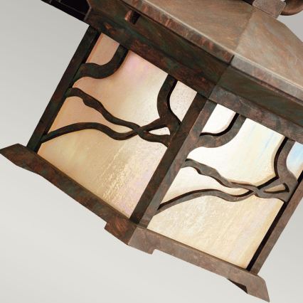 Quintiesse - Aplique mural exterior MORRIS M 1xE27/60W/230V IP44 acabado bronce