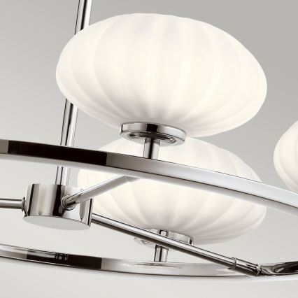 Quintiesse - Lámpara LED para baño con varilla PIM 5xG9/3W/230V diámetro 71,1 cm IP44 cromo brillante