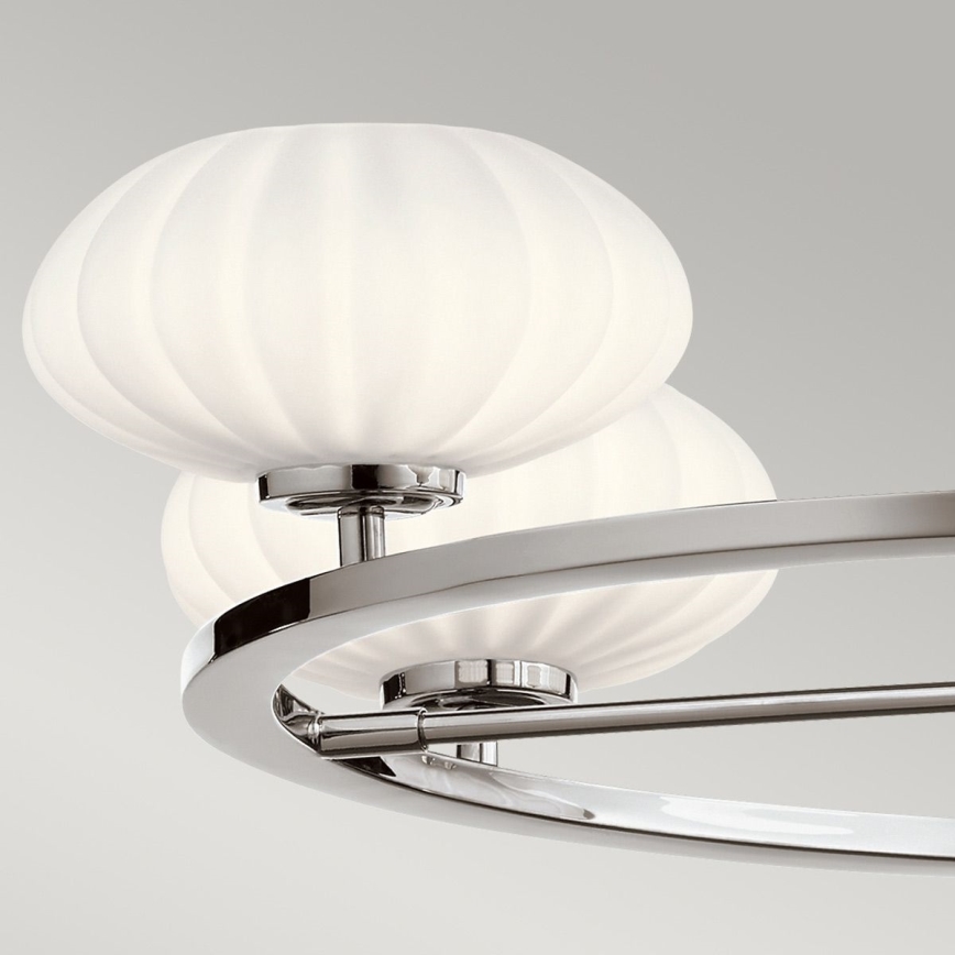 Quintiesse - Lámpara LED para baño con varilla PIM 5xG9/3W/230V diámetro 71,1 cm IP44 cromo brillante