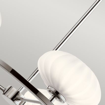 Quintiesse - Lámpara LED para baño con varilla PIM 5xG9/3W/230V diámetro 71,1 cm IP44 cromo brillante