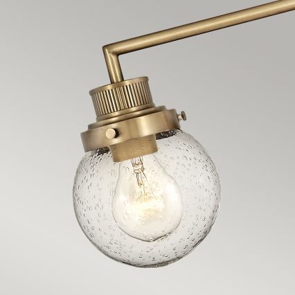 Quintiesse - Lámpara de pared para baño POPPY 3xE27/60W/230V IP44 dorada