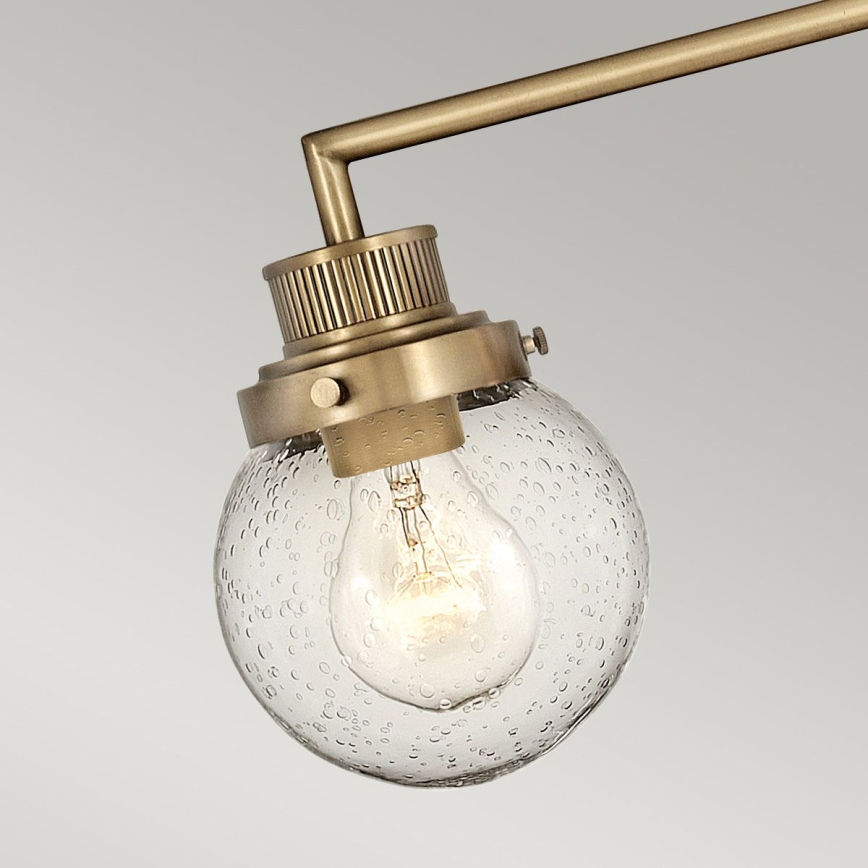 Quintiesse - Lámpara de pared para baño POPPY 3xE27/60W/230V IP44 dorada