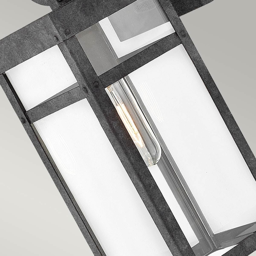 Quintiesse - Lámpara de pared exterior PORTER M 1xE27/60W/230V IP44 negra