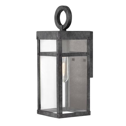 Quintiesse - Aplique de pared exterior PORTER S 1xE27/60W/230V IP44 negro