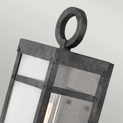 Quintiesse - Aplique de pared exterior PORTER S 1xE27/60W/230V IP44 negro