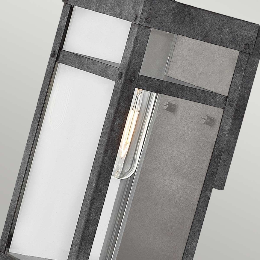 Quintiesse - Aplique de pared exterior PORTER S 1xE27/60W/230V IP44 negro