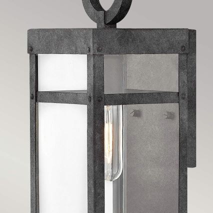 Quintiesse - Aplique de pared exterior PORTER S 1xE27/60W/230V IP44 negro