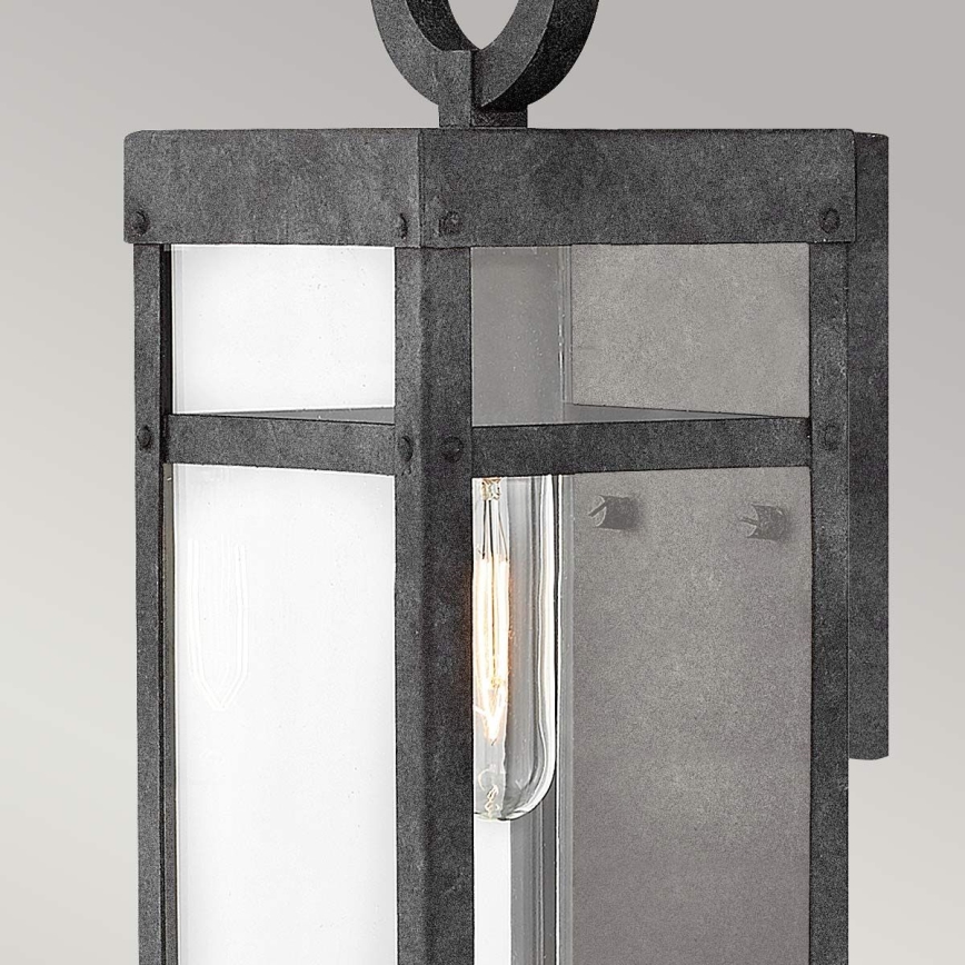 Quintiesse - Aplique de pared exterior PORTER S 1xE27/60W/230V IP44 negro